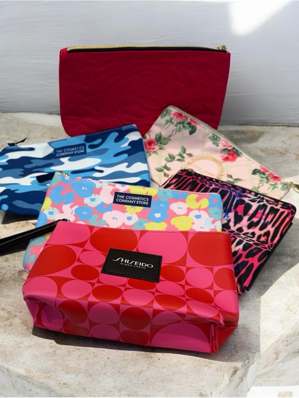 Cosmetic bag bundle nwot 6